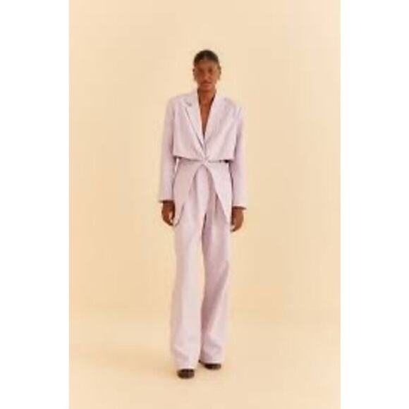 NWT FARM RIO Lilac Lavendar Cut Out Blazer Womens Size XL - Picture 3 of 16